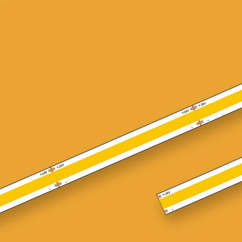 2700K COB Strip LED Light IP20 24VDC CRI90 8mm Width