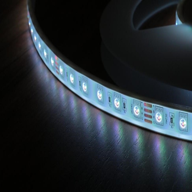 Remote Control SMD 5050 RGB LED Strip 24v Flexible LED Tape For Bar Ceiling